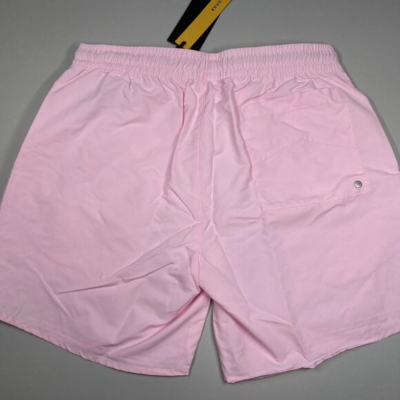 Rhude Men’s Embroidered Logo Swim Shorts Size L Dust Pink - Picture 2 of 8